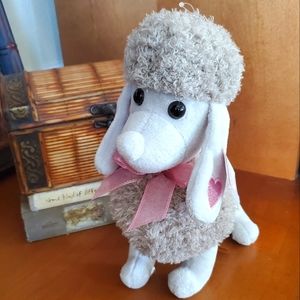 Poodle Gray Stuffed Animal